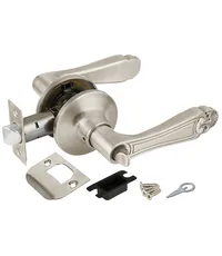 Ручка Punto (Пунто) защелка DK637 BK (6037 SN-B) (фик.)