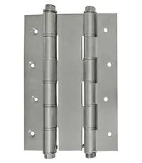 Двойная пружинная(барная) петля Amig 3033 180x133x4 нерж. сталь со стальными шайбами