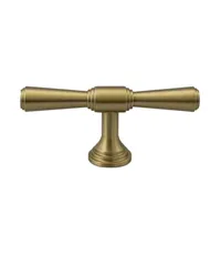 Мебельная ручка 0070 T 80x34x12mm SB матовая латунь