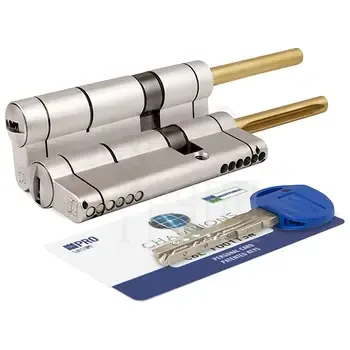 Цилиндровый механизм Mottura (Моттура) под вертушку (дл. шток) CP4P563101C5 (87 мм/51+10+26)