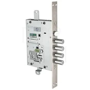 Замок врезной Mottura (Моттура) сувальдный с защёлкой 52.J535M-S MyKey (левый)