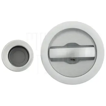 Ручка для раздвижной двери на круглом основании Venezia "ECLISSE" с замком