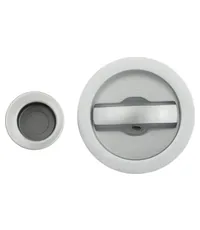 Ручка для раздвижной двери на круглом основании Venezia "ECLISSE" с замком