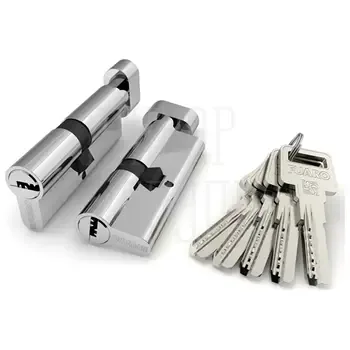 Цилиндровый механизм Fuaro (Фуаро) с вертушкой R602/80 mm (35+10+35)