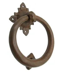 Дверная рчка-гонг(стучалка) кованая стальная Galbusera Art.2115 BATTENTE