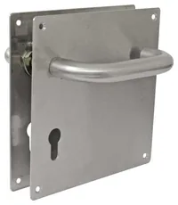 Ручка дверная на планке нерж. сталь Amig mod. 11