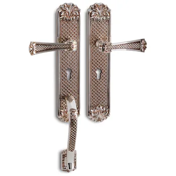 Нажимной гарнитур для входной двери под цилиндр Salice Paolo "Seattle" 3240Y