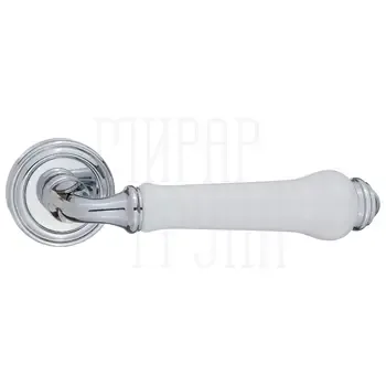 Дверные ручки Renz (Ренц) "Сиракузы" INDH 617-16 на круглой розетке