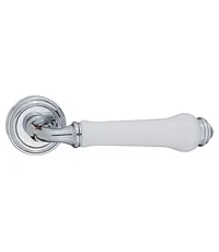 Дверные ручки Renz (Ренц) "Сиракузы" INDH 617-16 на круглой розетке