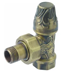 Вентиль Carlo Poletti "Art Deco" запорный угловой 3/4