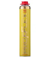 Пена монтажная PROFFLEX PRO YELLOW LITE 65л зимняя под пистолет