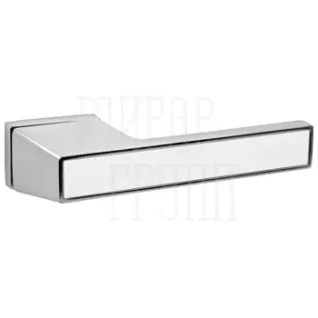 Дверные ручки Fuaro (Фуаро) раздельная на прямоуг. основании "TITAN" QS