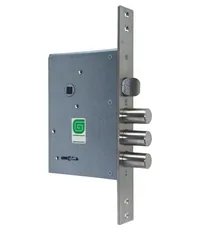 Замок Guardian (Гардиан) врезной сувальдный с защёлкой ЗВ 30.11 4 кл. (длинный кл. 59 мм) /123:136/