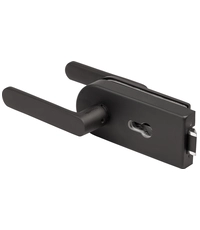 Комплект: замок+ручка Armadillo (Армадилло) для стеклянной двери Space.GL.LPZ