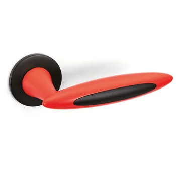 Дверная ручка из латуни Ghobestir "ART Collection" 060 `Космос` на круглом основании