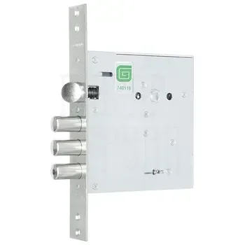 Замок Guardian (Гардиан) врезной сувальдный с защёлкой ЗВ 80.11 TERMO 4 кл. (длин. кл. 59 мм) /128:6043/