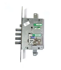 Замок Mottura (Моттура) врезной сувальдный с защёлкой 52.Y535M-D MyKey (правый), ключ 40 мм