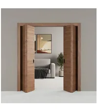 Комплект: K.SISTEM KS-33 для 2-х створчатой складной двери книжка до 60 кг/полотно (трек 3м)