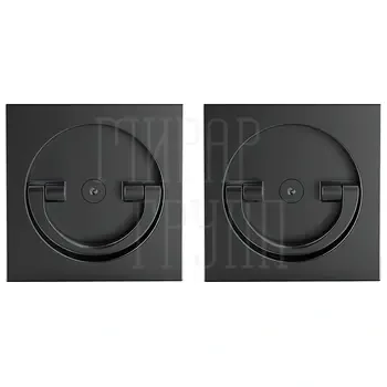 Ручка поворотная Armadillo (Армадилло) для раздвижных дверей SH.QUADRO55.BK8x2