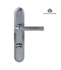 Дверная ручка на планке PORTA DI PARMA "Chic" полированный хром