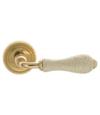 Дверная ручка на розетке Venezia "COLOSSEO" c кракелюром D3