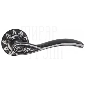 Дверные ручки Renz (Ренц) "Флория" INDH 17-10 на круглой розетке