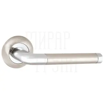 Дверная ручка Punto (Пунто) на круглой розетке "REX" TL