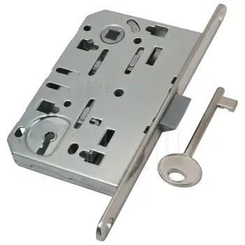 Защелка тихая AGB Mediana Evolution под ключ Буратино без отв. планки