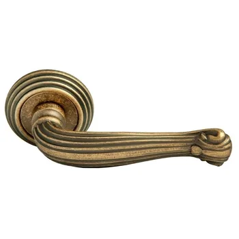 Дверная ручка на круглой розетке RUCETTI RAP-CLASSIC-L 4