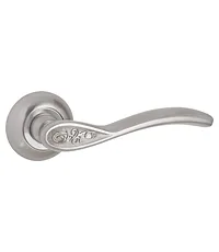 Дверная ручка Ajax (Аякс) на круглой розетке "SILVA" JR