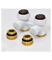 Мультифлекс прямой Carlo Poletti 50 мм 3/4" НГ х 3/4" НР (сгоны в к-т не входят, арт. 121665) белый