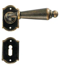 Дверная ручка кованая раздельная Galbusera ART. 2401 "OSLO"