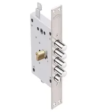 Корпус Elbor (Эльбор) врезного замка с защёлкой Рубин 1.08.21 с тягами /56152/