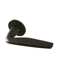 Дверная ручка из латуни Ghobestir "CITY Collection" М30 на тонком круглом основании