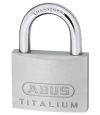 Навесной замок ABUS 726TI/50 B/PLCZHRUS (54TI) TITALIUM (дужка Ø7 мм)