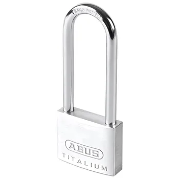 Навесной замок ABUS 727TI/50HB80 B/PLCZHRUS (64TI) TITALIUM (дужка Ø8 мм)