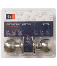 Ручка Punto (Пунто) защелка DK672 BK (фик.)