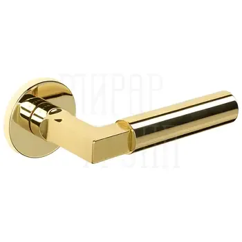 Дверная ручка Extreza STEM-R16-F01 (STEM 135) полированная латунь