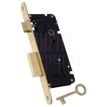 Замок межкомнатный S.A.B. T226050/85 под ключ кабинетный + отв. пл. T0357Т