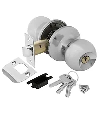 Ручка Ajax (Аякс) защелка DK682 CP-ET (6082 CP-E) (кл./фик.)