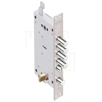 Замок Elbor (Эльбор) врезной двухсистемный Рубин 1.08.46 с тягами /27647/