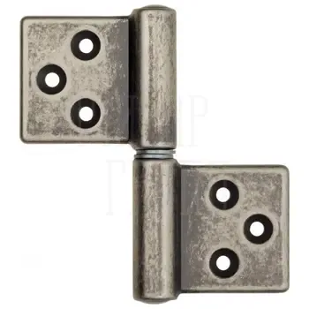 143**032D_T Петля накладная без врезки ALDEGHI 32x35 (левая) сечение стержня круглое