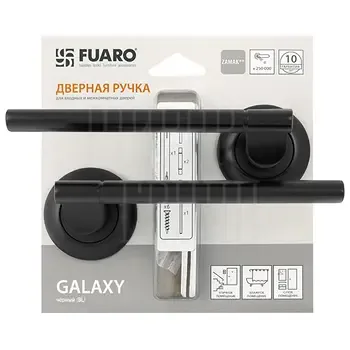 Дверные ручки-защелки на раздельном основании Fuaro (Фуаро) "GALAXY" RM/HD