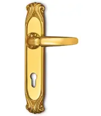 Дверная ручка на планке Salice Paolo "Queen" 9006