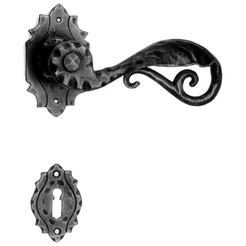 Дверная ручка кованая раздельная Galbusera ART. 15 "Cortina"