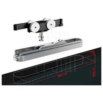 Раздвижная система Terno Scorrevoli Eckettica на 1-дверь до 80 кг без доводчиков