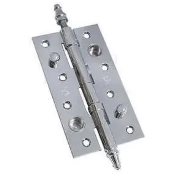 Петля дверная универсальная стальная противосъемная Amig 562 150x82x2.5 с колпачком