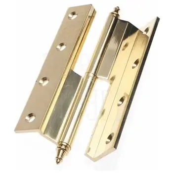 Петля дверная латунная правая для дверей с европритвором(наплавом) Amig 1207 100x63x3