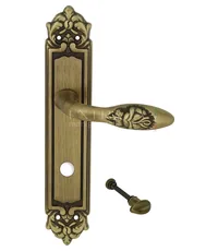 Дверная ручка Extreza "MIREL-ROSE" (Мирель-роуз) на планке PL02