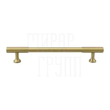Мебельная ручка 0077 160 200x12x33mm SB матовая латунь